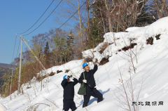 黑龙江牡丹江公司：雪后特巡
