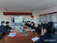 北屯执法大队党支部开展“开新局谋新篇  迎新春送祝福”主题党日