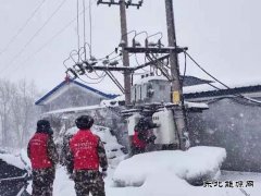 战暴雪、保供电—集贤县供电公司在行动