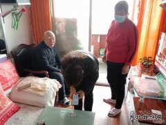 蒲白马南社区：高龄复审我帮您  关爱老人暖民心