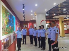 北屯执法大队联合福海执法大队开展庆“七一”系列主题党日活动